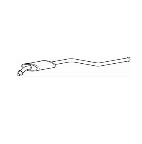 Excn3002 exhaust middle box - exhaust,