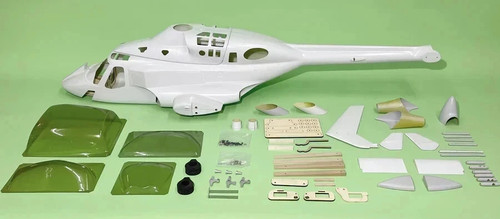 Funkey airwolf scale fuselage - airwolf,
