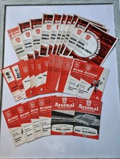 Arsenal Football Programmes 1961/2 to 1968/69 (Choose From List)