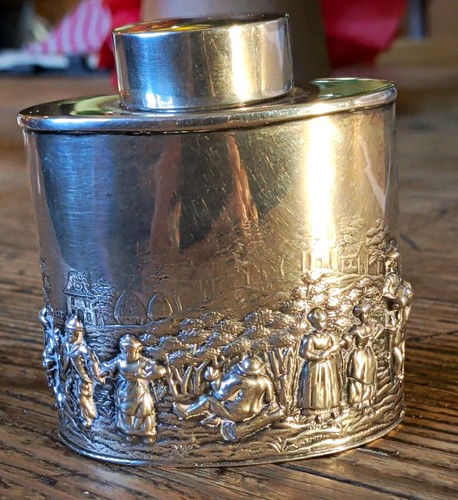 Antique silver tea - silver,