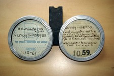 VINTAGE COMMERCIAL VEHICLE  TWIN TAX DISC HOLDER IN GOOD USED CONDITION