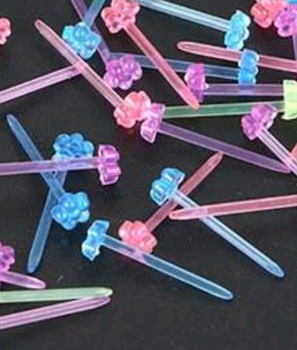 Pairs plastic coloured - 12,