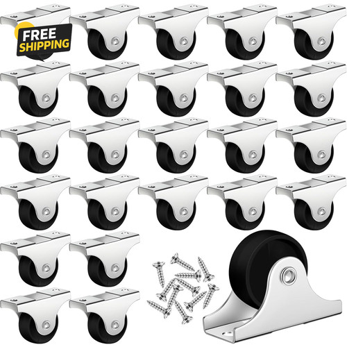 24pcs 1in mini rigid - mini, caster