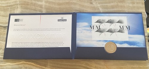 Millennium moment coin and - moment, £5