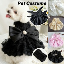 Flower Dog Skirt 3D Rose Dress
