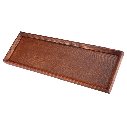 Vintage wooden serving tray - wooden,