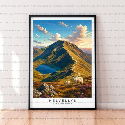 Helvellyn mountain lake - helvellyn,