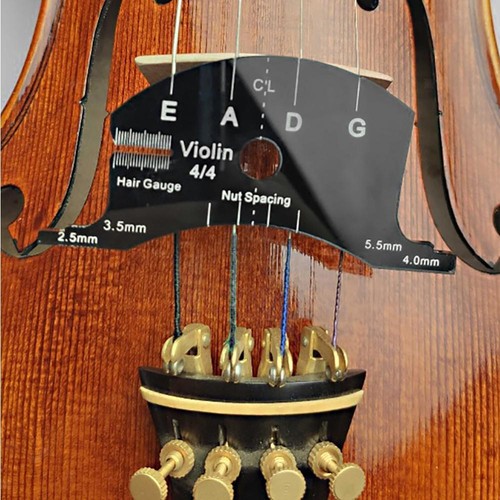 Violin string bridge - bridge, template