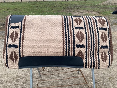 Tan brown black wool - tan,