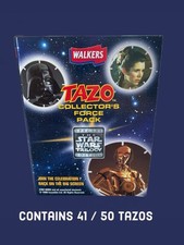 Walkers Star Wars TAZO Collectors Force Pack, 1996 & 41 TAZO'S