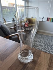 Becks tall pint - becks, line