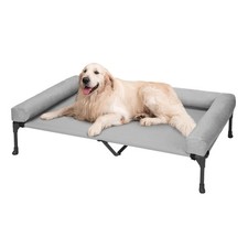 Veehoo Elevated Dog Bed Removable Bolster, Sofa Couch Portable Raised RRP £64