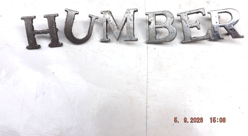 Humber letter set - humber, genuine
