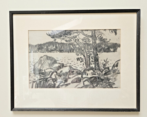 Swedish waterside charcoal
