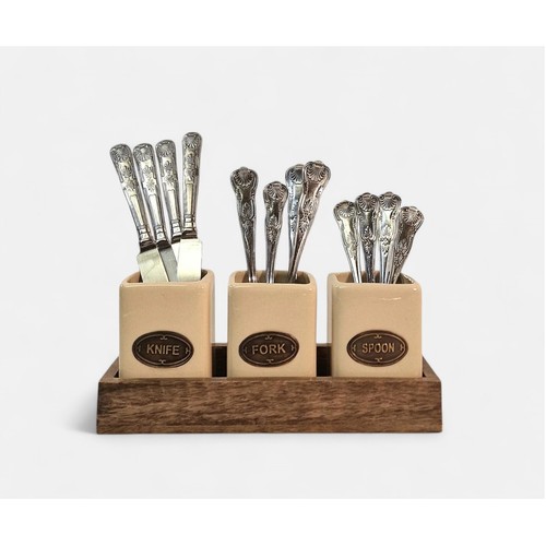Knife fork spoon - fork, ceramic