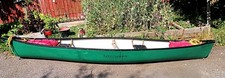 Hou 15 Canadian-style Open canoe 15ft, 3layer hull, paddles, with launch wheels