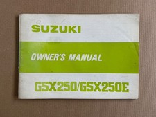 NOS RARE GENUINE SUZUKI OWNERS