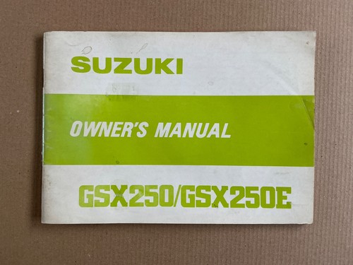 Nos rare genuine suzuki owners - genuine,