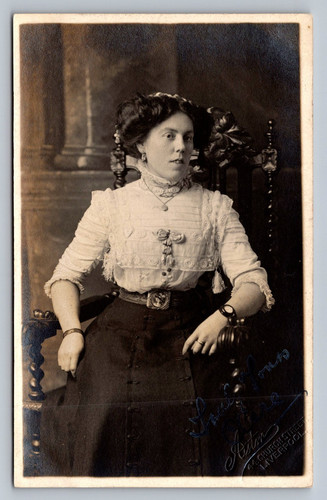 Postcard edwardian beauty - edwardian,