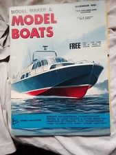 MODEL BOATS MAGAZINE  DECEMBER 1965-VGC--FREE POSTAGE-SEE ACTUAL PHOTOS