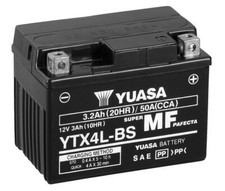 yuasa ytx4l-bs beta ark 50 ac battery 2012 2013