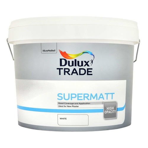 Dulux trade supermatt white - trade,