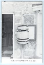 POSTCARD HERM ISLAND POST BOX