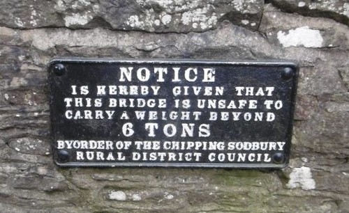 Photo 6x4 old bridge marker - 6x4,