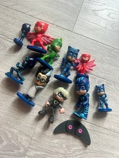 PJ Masks Bundle Of Mixed Figures Catboy Owlette Gekko Romeo LunaGirl Night Ninja