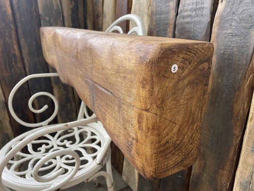 Reclaimed solid wood fireplace - solid,
