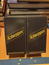 X2 Rare Schweppes Glasses New