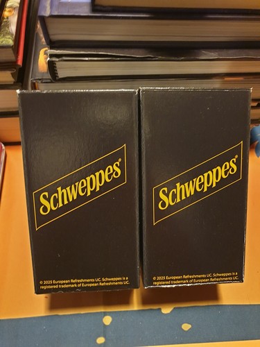 Rare schweppes glasses new - x2,