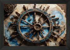 Pirate ship wheel - pirate, broken