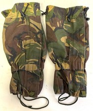 British Military Issue DPM Camouflage Waterproof Walking Leg Gaiters