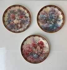 BRADEX Lena Liu Magic Makers, Flower Faries Decorative Plates Set x3 1993