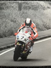 8x8 Canvas Of Conor Cummins From The 2017 Isle Of Man TT Races