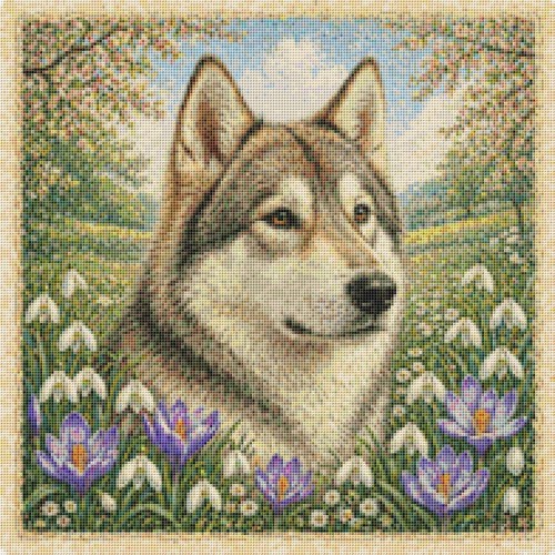 Northern inuit puppy dog - inuit, in