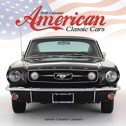 American classic cars calendar - american,