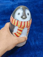 Vintage Penguin Metal Tin