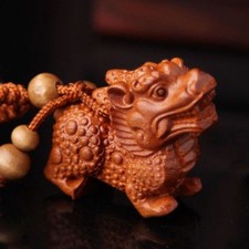 Wood Carving Chinese Wealth