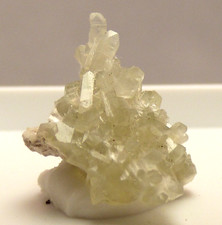 Green Apophyllite Crystals Pectolite Jeffrey Mine Canada Mineral Specimen