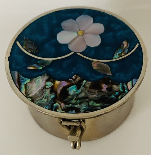 Vintage abalone 5cm - vintage, silver