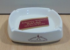 JOHNNIE WALKER SCOTCH WHISKY ADVERTISIGN VTG CERAMIC ASHTRAY #1