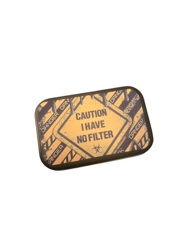 Tobacco tin 1oz - tobacco, hinged