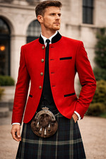 Men’s Red Trachten Bavarian