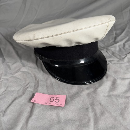 Police peaked cap with - ex,