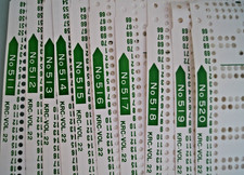 Very Rare Brother KRC Vol 22, Colour Changer Punch Cards  Set of 10, Nos 511-520