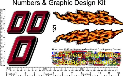 Vinyl decal 10th scale - r/c,