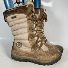 Timberland Mount Holly Leather Suede Brown Waterproof Boots UK 8 41 Earthkeepers