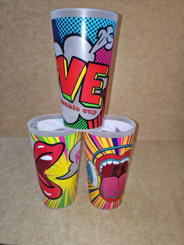 Plastic ecocups with funky - 3,